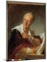 Portrait of Denis Diderot (1713-1784) Writer, 18Th Century (Oil on Canvas)-Jean-Honore Fragonard-Mounted Giclee Print