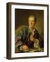 Portrait of Denis Diderot (1713-84) 1767-Louis-Michel van Loo-Framed Giclee Print