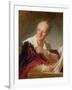 Portrait of Denis Diderot (1715-84) circa 1769-Jean-Honoré Fragonard-Framed Giclee Print