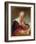 Portrait of Denis Diderot (1715-84) circa 1769-Jean-Honoré Fragonard-Framed Giclee Print