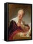 Portrait of Denis Diderot (1715-84) circa 1769-Jean-Honoré Fragonard-Framed Stretched Canvas