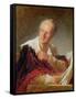 Portrait of Denis Diderot (1715-84) circa 1769-Jean-Honoré Fragonard-Framed Stretched Canvas