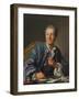 Portrait of Denis Diderot, 1767-Louis Michel Van Loo-Framed Giclee Print