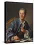 Portrait of Denis Diderot, 1767-Louis Michel Van Loo-Stretched Canvas