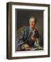 Portrait of Denis Diderot, 1767-Louis Michel Van Loo-Framed Giclee Print