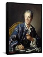 Portrait of Denis Diderot, 1767-Louis Michel Van Loo-Framed Stretched Canvas