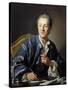 Portrait of Denis Diderot, 1767-Louis Michel Van Loo-Stretched Canvas