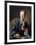 Portrait of Denis Diderot, 1767-Louis Michel Van Loo-Framed Art Print