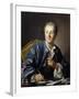 Portrait of Denis Diderot, 1767-Louis Michel Van Loo-Framed Art Print