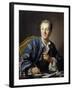 Portrait of Denis Diderot, 1767-Louis Michel Van Loo-Framed Art Print