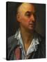 Portrait of Denis Diderot, Bust-Length, Wearing an Open, Lace-Collared, Shirt and Jacket-Jean-Baptiste Greuze-Stretched Canvas