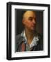 Portrait of Denis Diderot, Bust-Length, Wearing an Open, Lace-Collared, Shirt and Jacket-Jean-Baptiste Greuze-Framed Giclee Print