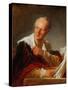 Portrait of Denis Diderot, Ca 1769-Jean-Honoré Fragonard-Stretched Canvas