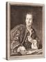 Portrait of Denis Diderot-null-Stretched Canvas