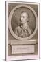 Portrait of Denis Diderot-Augustin De Saint-aubin-Mounted Giclee Print