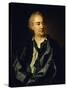 Portrait of Denis Diderot-null-Stretched Canvas