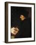 Portrait of Desiderius Erasmus (1466-1536)-Hans Holbein the Younger-Framed Giclee Print