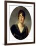 Portrait of Desiree Clary-Francois Gerard-Framed Art Print