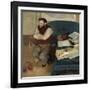 Portrait of Diego Martelli, 1879-Edgar Degas-Framed Giclee Print