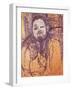 Portrait of Diego Rivera-Amedeo Modigliani-Framed Giclee Print