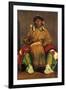 Portrait of Dieguito Roybal of San Ildefonso, 1916-Robert Henri-Framed Giclee Print