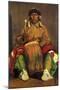 Portrait of Dieguito Roybal of San Ildefonso, 1916-Robert Henri-Mounted Giclee Print
