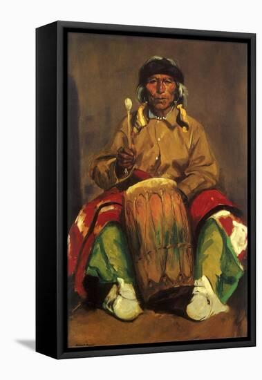 Portrait of Dieguito Roybal of San Ildefonso, 1916-Robert Henri-Framed Stretched Canvas