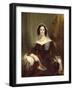 Portrait of Dieuwke Fontein, Second Wife of Adriaan Van Der Hoop-Jan Adam Kruseman-Framed Art Print