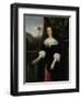 Portrait of Dina Lems, Wife of Jan Valckenburgh-Daniel Vertangen-Framed Art Print