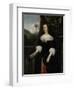 Portrait of Dina Lems, Wife of Jan Valckenburgh-Daniel Vertangen-Framed Art Print