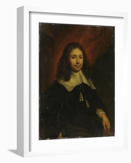 Portrait of Dionijs Wijnands, Merchant in Amsterdam-Jan Van Noordt-Framed Art Print