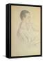 Portrait of Dmitri Dmitrievich Shostakovich (1906-75), 1923-Boris Kustodiyev-Framed Stretched Canvas