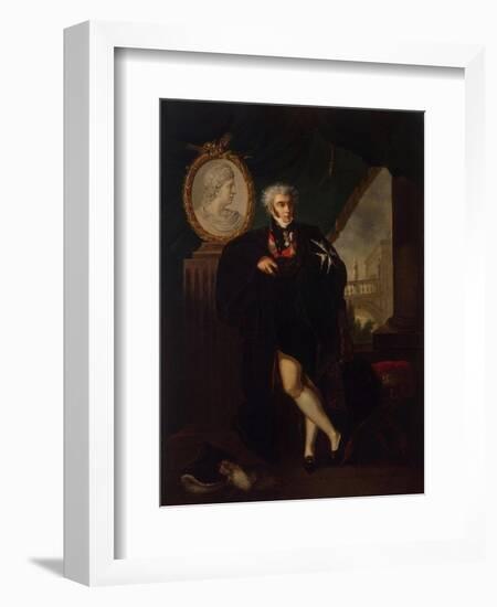 Portrait of Dmitry Lvovich Naryshkin (1758-183), Early 19th C-Ludwig Guttenbrunn-Framed Giclee Print