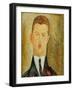 Portrait of Doctor Francois Brabander, 1918-Amedeo Modigliani-Framed Giclee Print