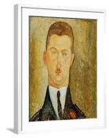 Portrait of Doctor Francois Brabander, 1918-Amedeo Modigliani-Framed Giclee Print