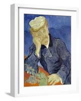 Portrait of Doctor Gachet-Vincent van Gogh-Framed Giclee Print