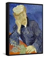 Portrait of Doctor Gachet-Vincent van Gogh-Framed Stretched Canvas