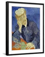 Portrait of Doctor Gachet-Vincent van Gogh-Framed Giclee Print