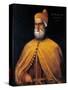 Portrait of Doge Francesco Don-Titian (Tiziano Vecelli)-Stretched Canvas