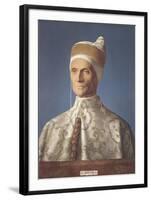 Portrait of Doge Leonardo Loredan-Giovanni Bellini-Framed Collectable Print