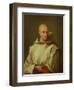 Portrait of Dom Baudouin Du Basset of Gaillon, 1716-Jean Restout II-Framed Giclee Print