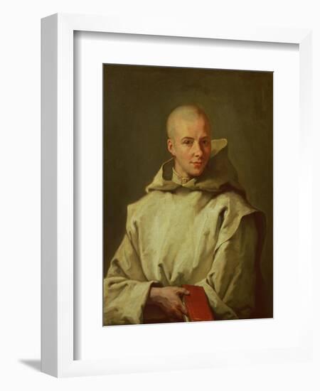 Portrait of Dom Baudouin Du Basset of Gaillon, 1716-Jean Restout II-Framed Giclee Print