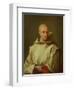 Portrait of Dom Baudouin Du Basset of Gaillon, 1716-Jean Restout II-Framed Giclee Print