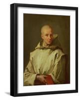 Portrait of Dom Baudouin Du Basset of Gaillon, 1716-Jean Restout II-Framed Giclee Print