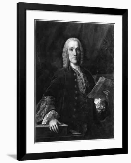 Portrait of Domenico Scarlatti (1686-1757)-Domingo Antonio de Velasco-Framed Giclee Print