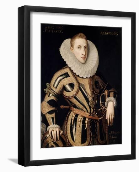 Portrait of Don Diego De Villamayor, 1605-Juan Pantoja De La Cruz-Framed Giclee Print