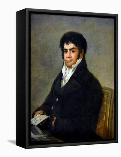 Portrait of Don Francisco Del Mazo, circa 1815-1820 (Oil on Canvas)-Francisco Jose de Goya y Lucientes-Framed Stretched Canvas