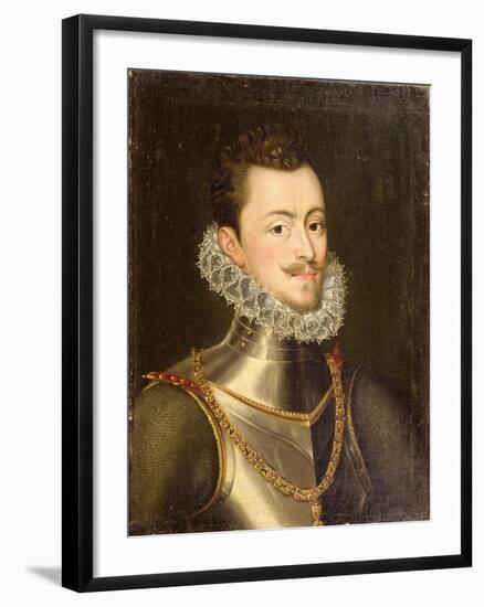 Portrait of Don John of Austria-Alonso Sanchez Coello-Framed Giclee Print