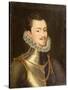 Portrait of Don John of Austria-Alonso Sanchez Coello-Stretched Canvas