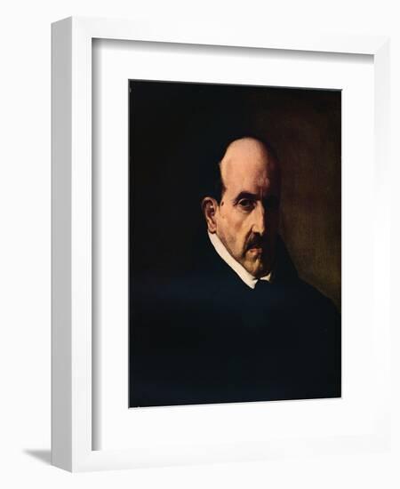 'Portrait of Don Luis de Gongora', 1622 (1931)-Diego Velasquez-Framed Giclee Print